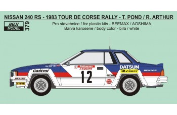 Transkit – Nissan 240 RS - 1983 Tour de Corse - Pond / Arthur 1/24 "LIMITED"